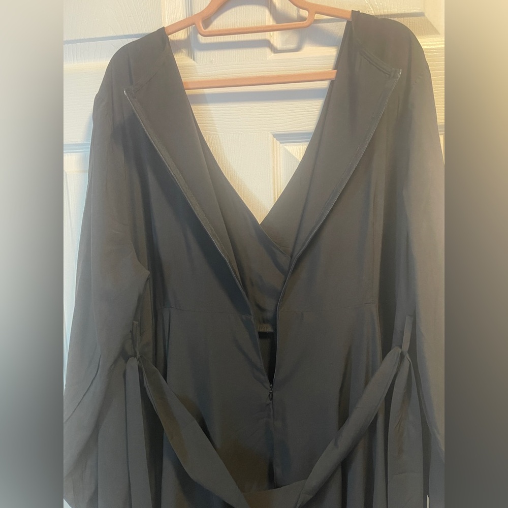 Gocolloa Long Sleeve Women’s Mini Dress Black 20W - Picture 10 of 16